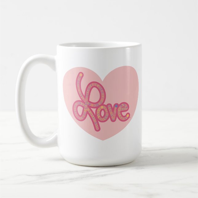 Love Heart Mug (Gauche)