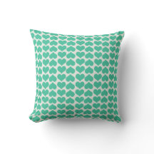 Love Hearts and Stripes Coussin