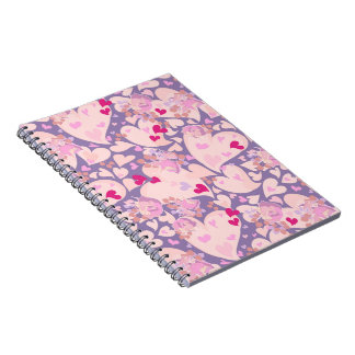 Love Hearts & Carnet Rose