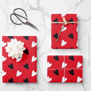 Love Hearts Geschenkpapier Set
