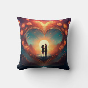 Love Hearts Pillow Kissen