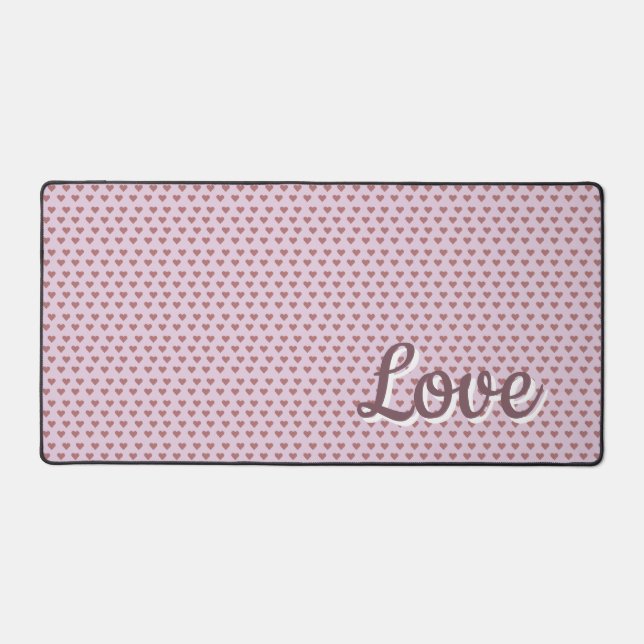 Love Hearts Schreibtischunterlage (Vorderseite)