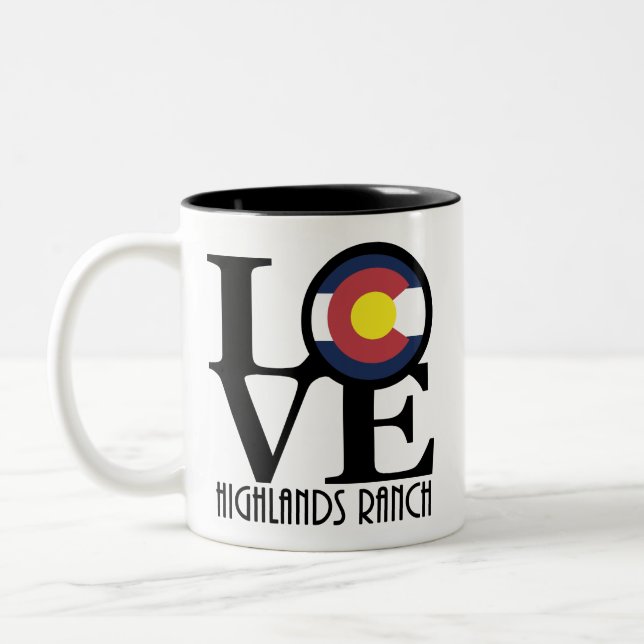 LOVE Highlands Ranch Colorado 11oz Mug (Gauche)