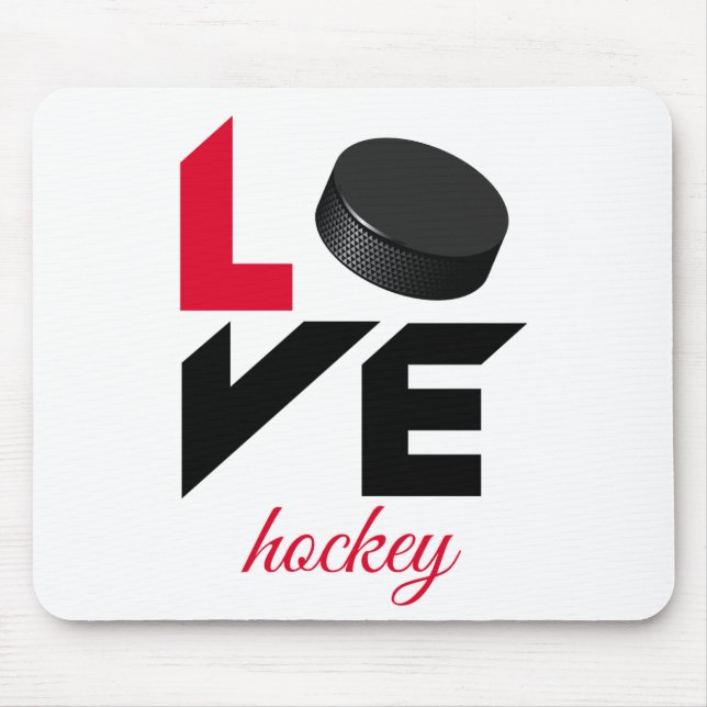 Love hockey mousepad (Vorne)