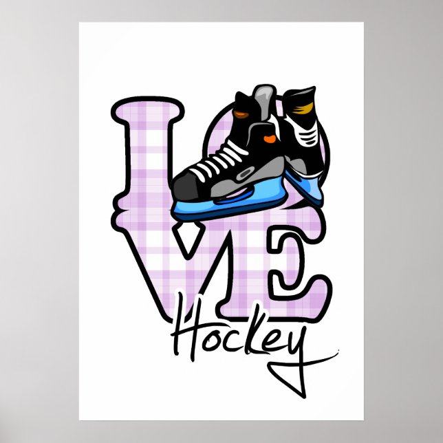 Love Hockey Poster (Vorne)