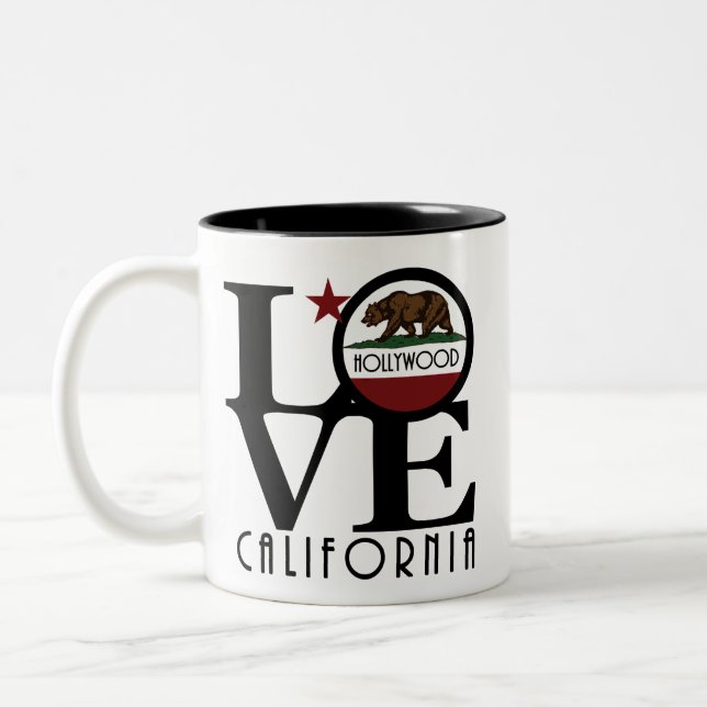 LOVE Hollywood California 11oz Mug (Gauche)