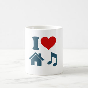Love House Musique tasse à café Cadeaux Ibiza