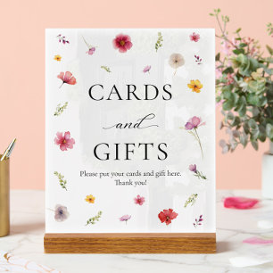 Love in Bloom Brautparty Karten und Geschenke Acrylschild