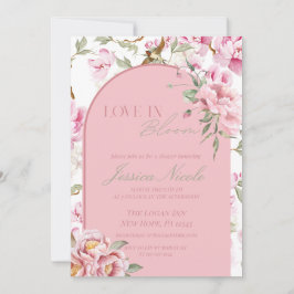 Love In Bloom Bridal Shower Invitation