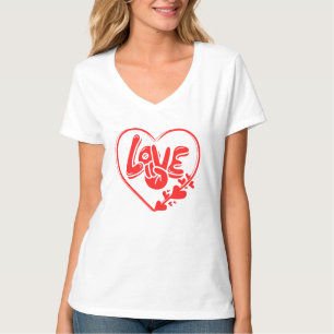 Love in Heart - Red Vibe Tee by Freefit t-shirt