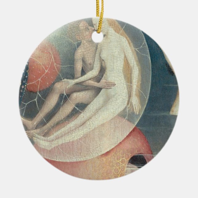 Love In Hell By Hieronymus Bosch Keramik Ornament (Vorne)