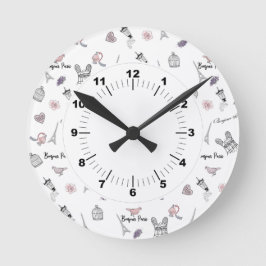 Love in Peris Bohemian Runde Wanduhr