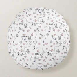 Love in Peris Bohemian Rundes Kissen