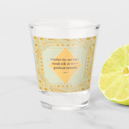 Love & Intention Kollektion | Gratitude Remains™ A Schnapsglas