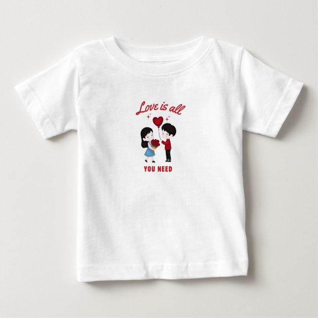 Love Is All You Need Baby T-shirt (Vorderseite)