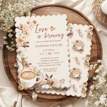 Love Is Brewing Boho Kaffee Brautparty