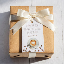 Love Is Brewing Coffee Favor Tags Wedding Shower Geschenkanhänger