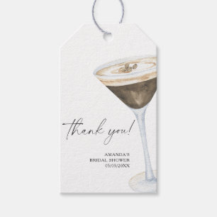 Love is Brewing Espresso Martini Danke Geschenkanhänger