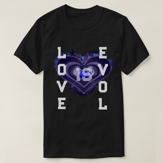 LOVE IS EVIL V2 by J.H. Thornton T-Shirt (Design vorne)