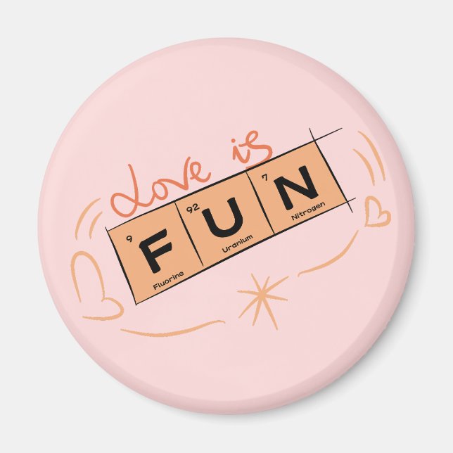 Love Is Fun Magnet (Vorne)