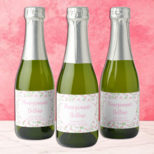 Love Is In Bloom Étiquette de boisson signature fl