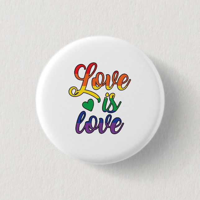 Love is love button (Vorderseite)