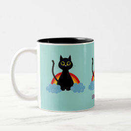 LOVE IS LOVE fierté chat mug