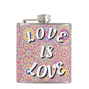 Love Is Love Pride Flachmann