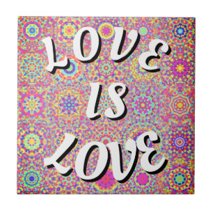 Love Is Love Pride Fliese