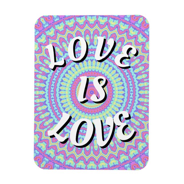 Love Is Love Pride   Magnet (Vertikal)