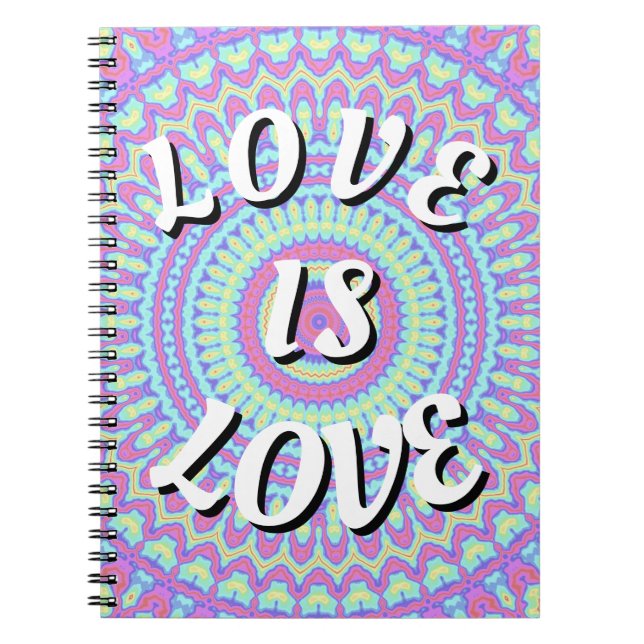 Love Is Love Pride Notizblock (Vorderseite)