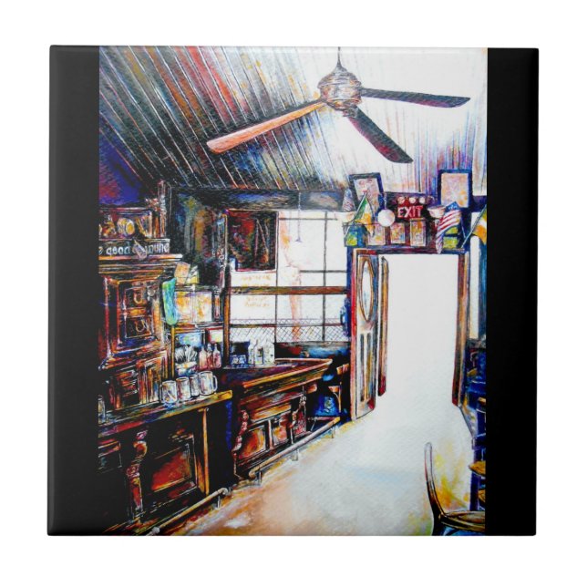 Love is Not a Wall, It's a Bridge Fliese (Vorderseite)