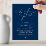 “Love Is Patient” Wedding Postpone Announcement Einladung<br><div class="desc">Share your updated wedding plans with grace using this elegant wedding postponement announcement card. Featuring the heartfelt phrase “Love Is Patient” in flowing calligraphy paired with refined minimalist typography, this design offers a beautiful and thoughtful way to inform guests of your new celebration date. Perfect for couples who appreciate timeless,...</div>