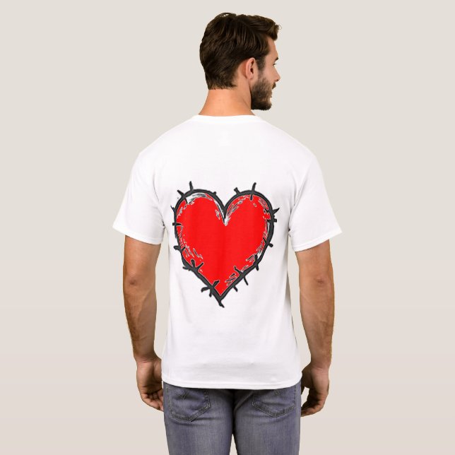 Love is T-Shirt (Schwarz voll)