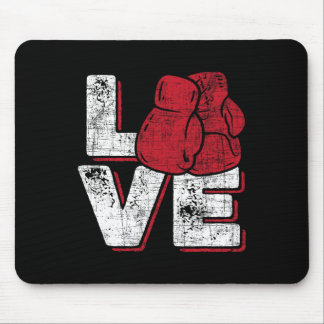 Love - Kickboxer Kickboxing Fitness Workout Martia Mousepad