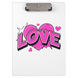 LOVE Klemmbrett