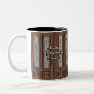 Love Knoks On Front Door Mug