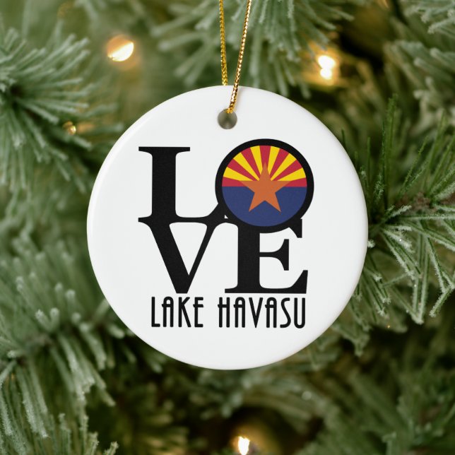 LOVE Lake Havasu Keramik Ornament (Baum)