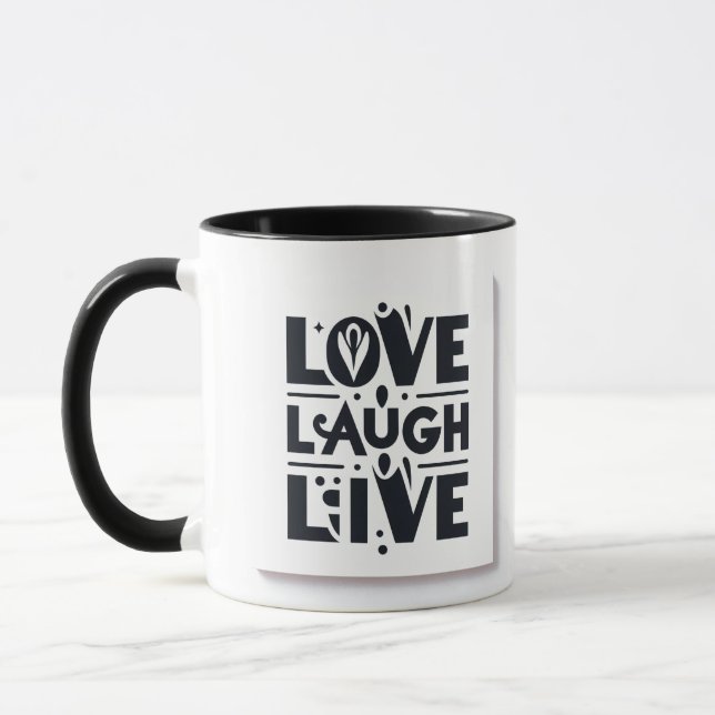 Love Lauder Live in Black Mug (Gauche)