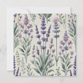 Love Lavender Print Design Einladung