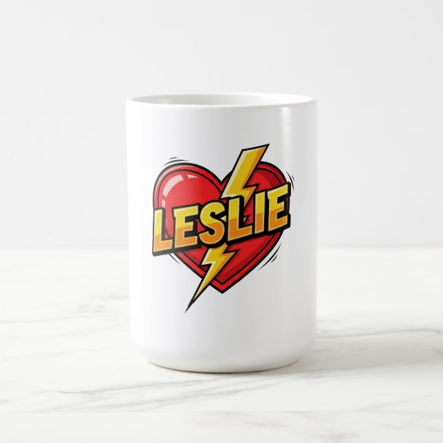 Love Leslie Kaffeetasse (Mittel)