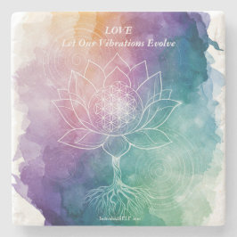 LOVE | Let Our Vibrations Evolve Steinuntersetzer