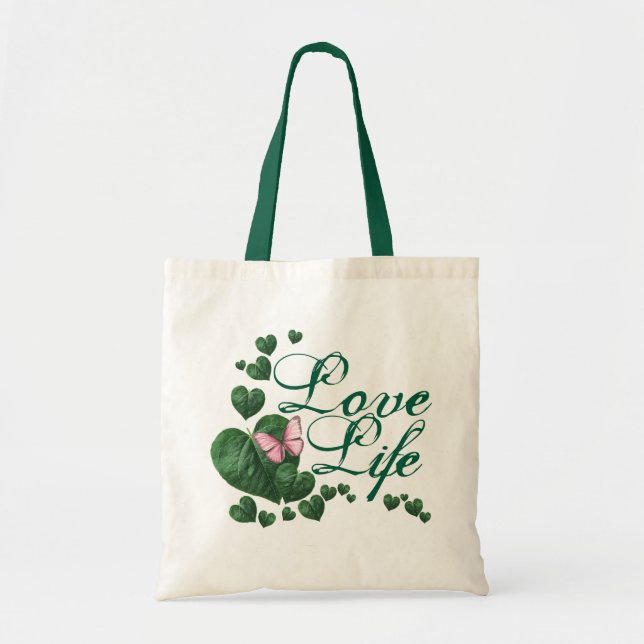 Love life tote bag tragetasche (Vorne)