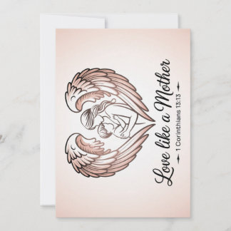 Love Like A Mother Mother's Day Christian Card Dankeskarte