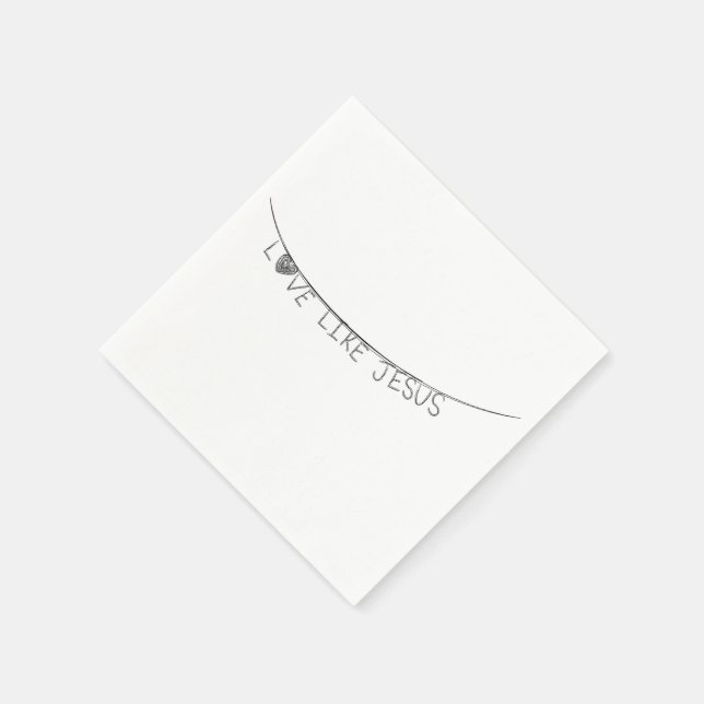 Love Like Jesus Serviette (Ecke)