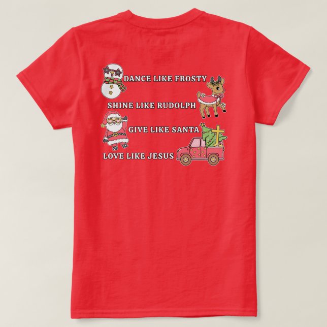 Love Like Jesus T-Shirt (Design Rückseite)