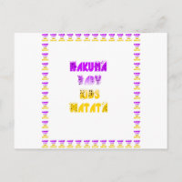 Love Lila und gelbe Hakuna Matata Baby Kinder G