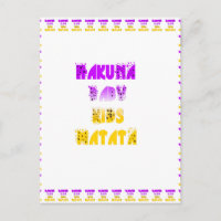 Love Lila und gelbe Hakuna Matata Baby Kinder G