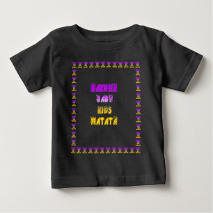 Love Lila und gelbe Hakuna Matata Baby Kinder G T-shirt