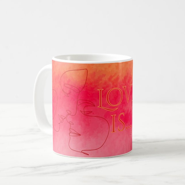 Love Line Mug - Unbreak Couple Art (Devant gauche)